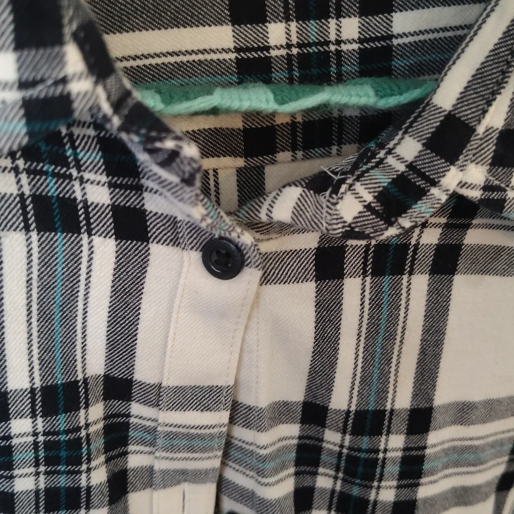 Ralph Lauren Black and White Women Plaid Shirt - Picture 3 of 3